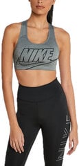 Cпортивный бюстгальтер Nike Swooosh Futura Bra Grey цена и информация | Спортивная одежда для женщин | kaup24.ee