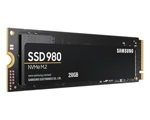 SSD|SAMSUNG|980 Evo|250GB|M.2|PCIE|NVMe|MLC|Скорость записи 1300 МБайт/с|Скорость чтения 2900 МБайт/с|2.38mm|TBW 150 TB|MTBF 1500000 часов|MZ-V8V250BW цена и информация | Внутренние жёсткие диски (HDD, SSD, Hybrid) | kaup24.ee