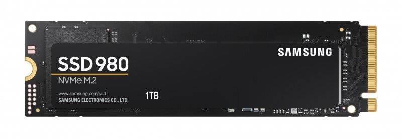 SSD 1TB S. 980 M.2 PCIe NVMe (MZ-V8V1T0BW) hind ja info | Sisemised kõvakettad (HDD, SSD, Hybrid) | kaup24.ee
