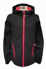 Icepeak tüdrukute softshell jope Renee JR 51816-2 , must/fuksia hind ja info | Tüdrukute joped ja mantlid | kaup24.ee