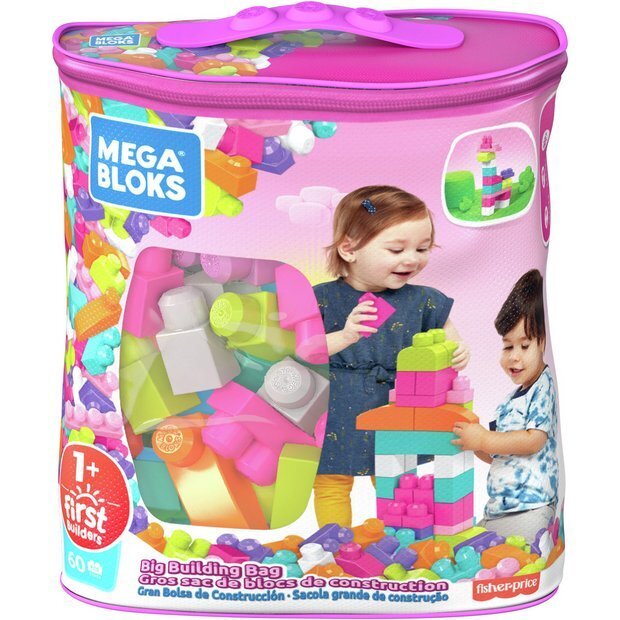 Klotsid kotiga Mega Bloks®, 80-osaline, DCH63 hind ja info | Imikute mänguasjad | kaup24.ee