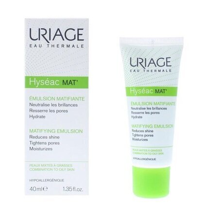 Matt näoemulsioon Uriage Hyseac Mat, 40 ml цена и информация | Näokreemid | kaup24.ee