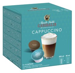 Gran Caffe Garibaldi - CAPPUCCINO, 16 капсул подходящих для аппаратов Dolce Gusto цена и информация | Кофе, какао | kaup24.ee