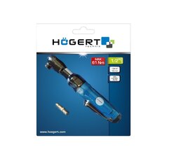 Пневматическая трещотка HOEGERT 1/2", 61 Нм цена и информация | Механические инструменты | kaup24.ee