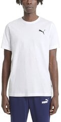 Футболка Puma ESS Small Logo Tee White цена и информация | Мужские футболки | kaup24.ee