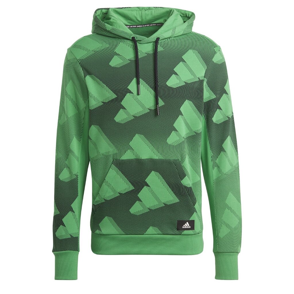 Pluus adidas Allover Print Pullover hind ja info | Meeste pusad | kaup24.ee