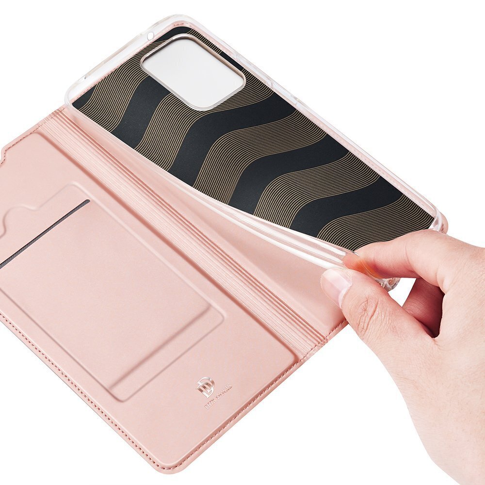 Ümbris Dux Ducis bookcase telefonile Samsung Galaxy A72, pink hind ja info | Telefoni kaaned, ümbrised | kaup24.ee