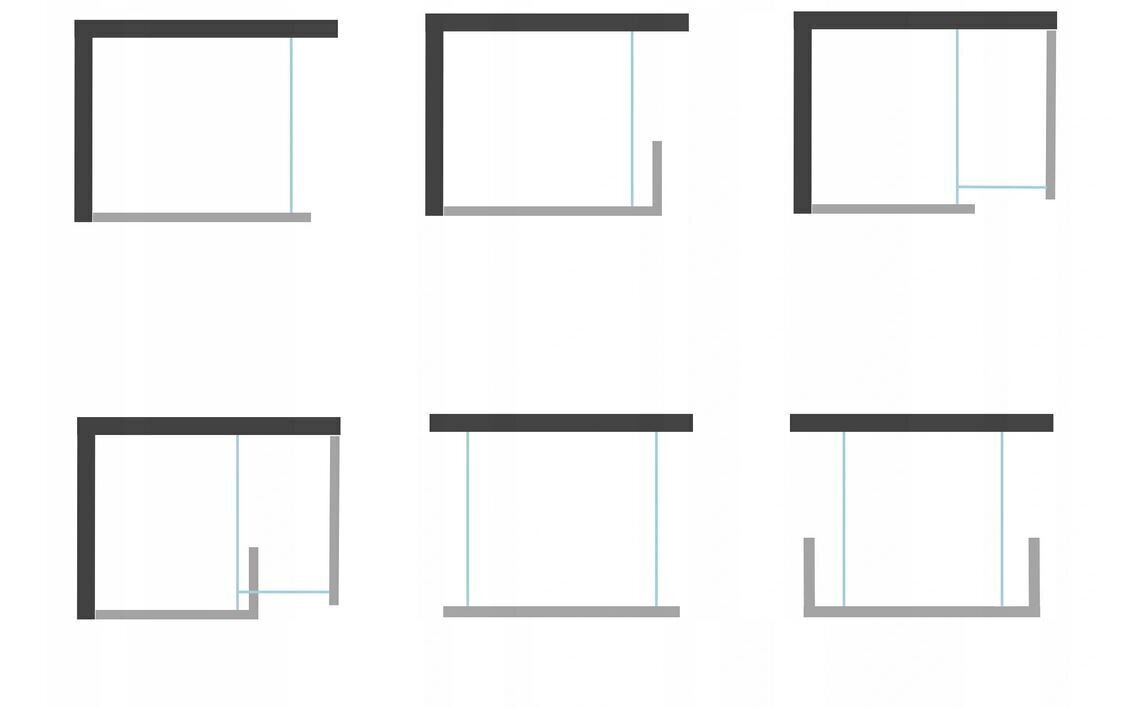 Dušisein Mexen Kioto, rose gold, 50,60,70,80,90,100,110,120,130,140,150,160x200 cm hind ja info | Dušikabiinide uksed ja seinad | kaup24.ee