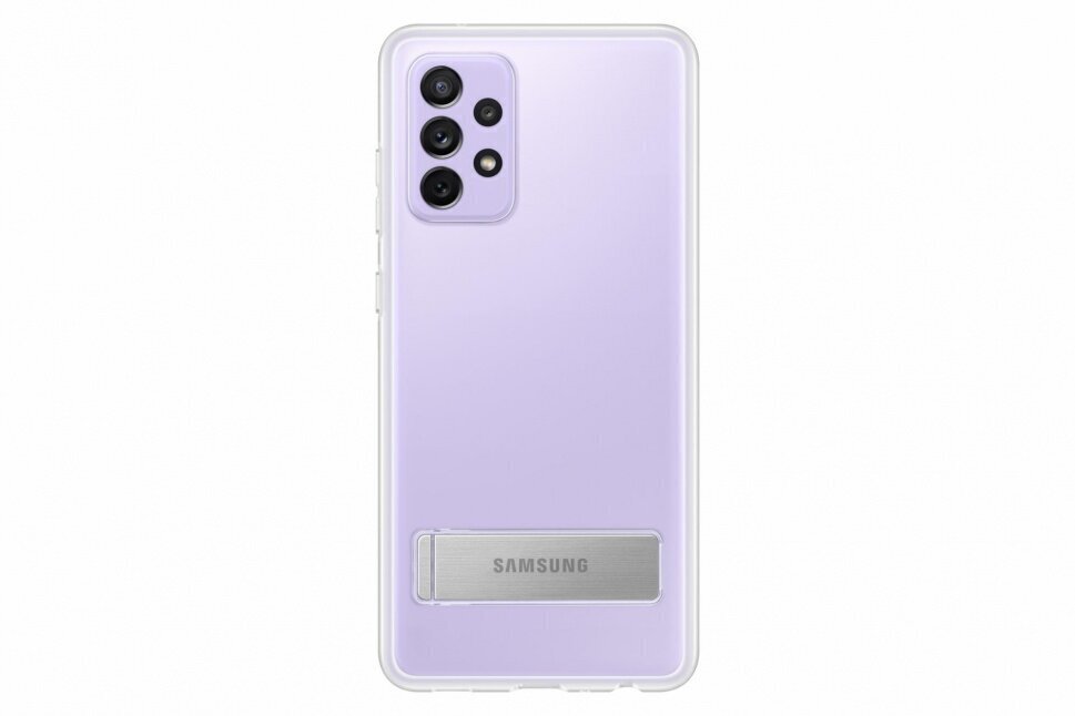 Samsung läbipaistev alumine kate A725B Galaxy A72 läbipaistev EF-JA725CTEGWW hind ja info | Telefoni kaaned, ümbrised | kaup24.ee