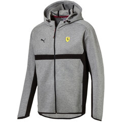 Autospordi pluus meestele Puma SF Hooded Sweat Jacket 57670703, hall цена и информация | Мужские толстовки | kaup24.ee