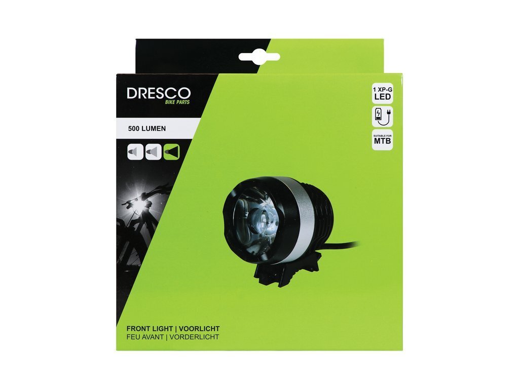 Jalgratta esituli Dresco XP-G LED, 500 lm hind ja info | Jalgratta tuled ja helkurid | kaup24.ee