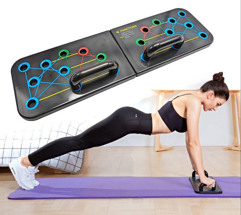 Multifunktsionaalne treeninglaud „Push-up 16in1" hind ja info | Muud sporditarbed | kaup24.ee