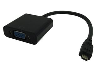 MicroConnect HDMIDVGAB hind ja info | USB jagajad, adapterid | kaup24.ee