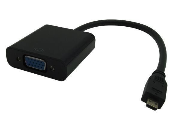 MicroConnect HDMIDVGAB цена и информация | USB jagajad, adapterid | kaup24.ee