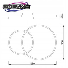 Lamp MasterLED Galaxis Phoenix 60W цена и информация | Потолочные светильники | kaup24.ee