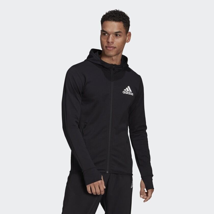 Pluus adidas Designed To Move Motion Full-Zip Aeroready цена и информация | Meeste pusad | kaup24.ee