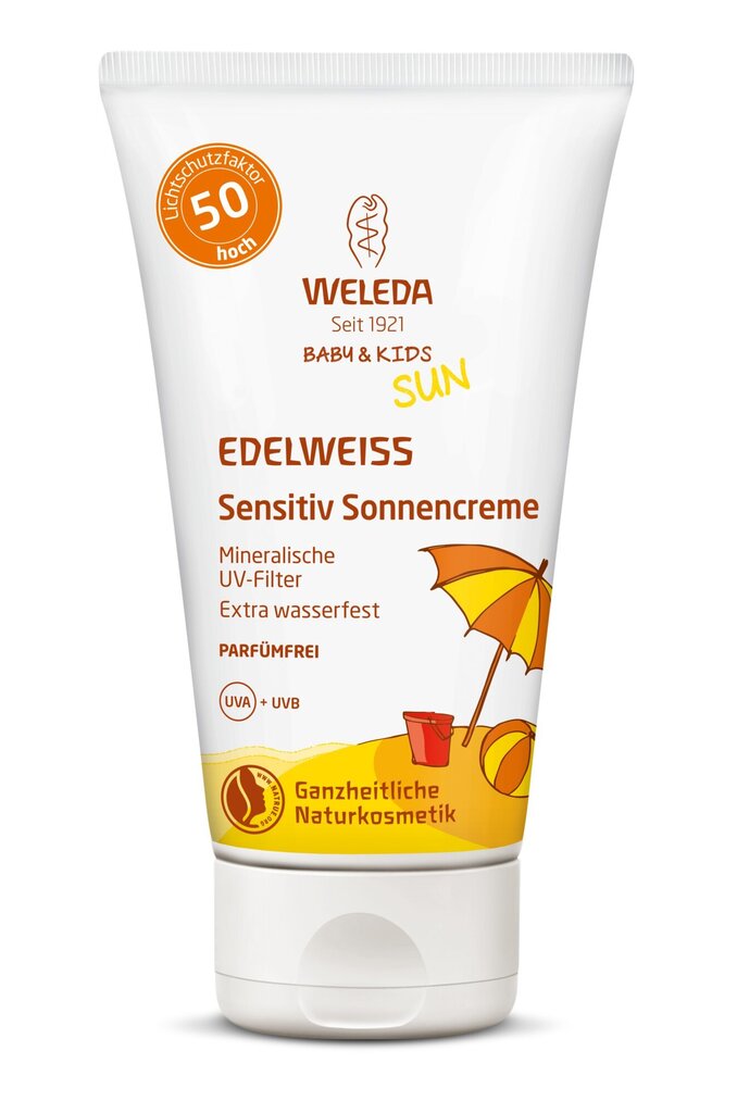 Weleda Edelweiss päikesekaitsekreem SPF50 50 ml. цена и информация | Päikesekreemid | kaup24.ee