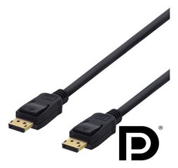 Kaabel Deltaco DisplayPort, 3 m hind ja info | Kaablid ja juhtmed | kaup24.ee