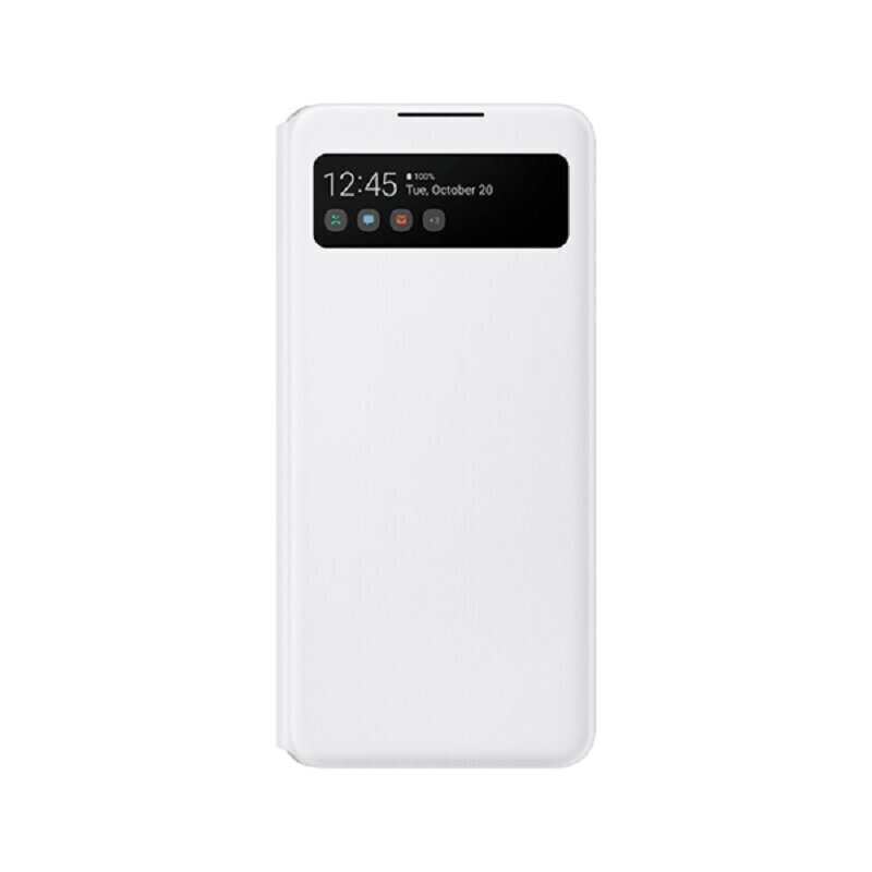 Samsung Smart View Wallet Cover A725B Galaxy A72 valge EF-EA725PWEGEE hind ja info | Telefoni kaaned, ümbrised | kaup24.ee