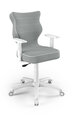 Офисное кресло Entelo Duo JS03 6, серое/белое