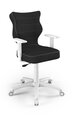 Офисное кресло Entelo Duo TW17 6, черное/белое