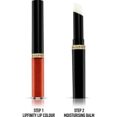 Kauapüsiv huulevärv Lipfinity Lip Colour Max Factor, 1 gab, 140 Charming цена и информация | Помады, бальзамы, блеск для губ | kaup24.ee