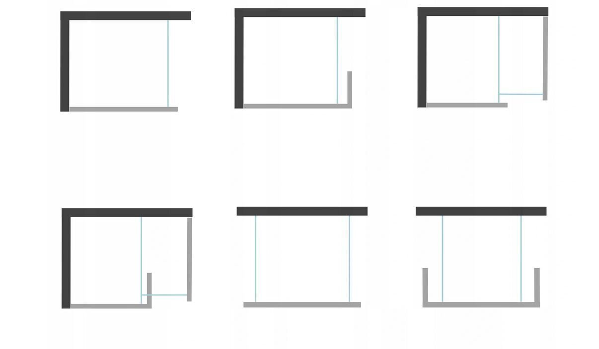 Dušisein Mexen Kioto, gold, 50,60,70,80,90,100,110,120,130,140,150,160x200 cm hind ja info | Dušikabiinide uksed ja seinad | kaup24.ee