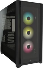 Корпус для ПК iCUE 5000X RGB QL TG Mid Tower, белый цена и информация | Корпуса | kaup24.ee