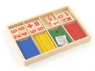Расчетный набор из дерева 4285 цена и информация | Развивающие игрушки | kaup24.ee