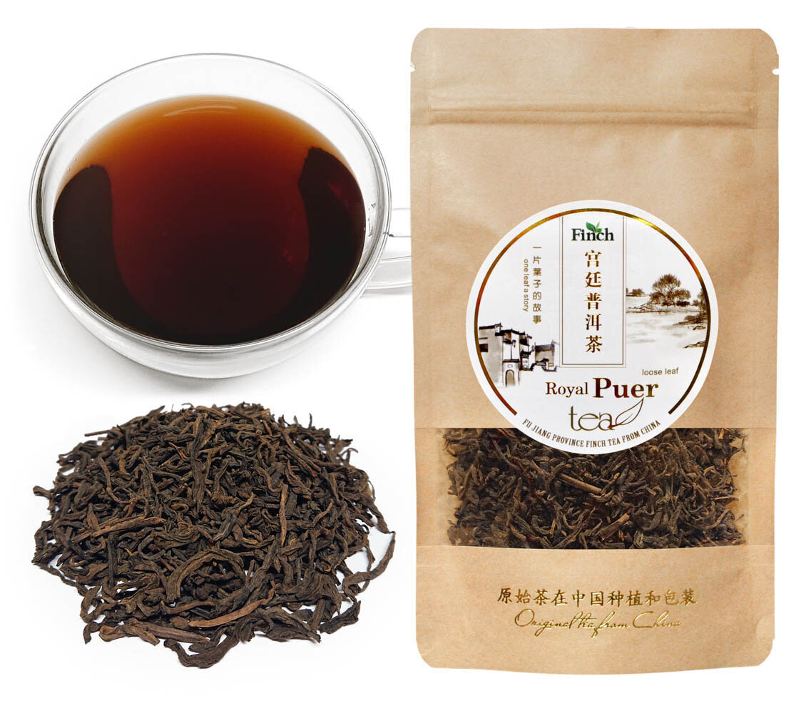 ROYAL PUER (Shy) Королевский рассыпной крупнолистовой чай Пуэр, 100г цена |  kaup24.ee