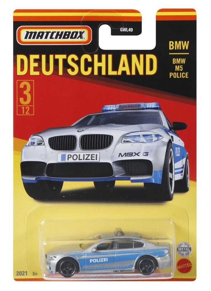 Matchbox® Saksa teemalised mudelautod цена и информация | Poiste mänguasjad | kaup24.ee