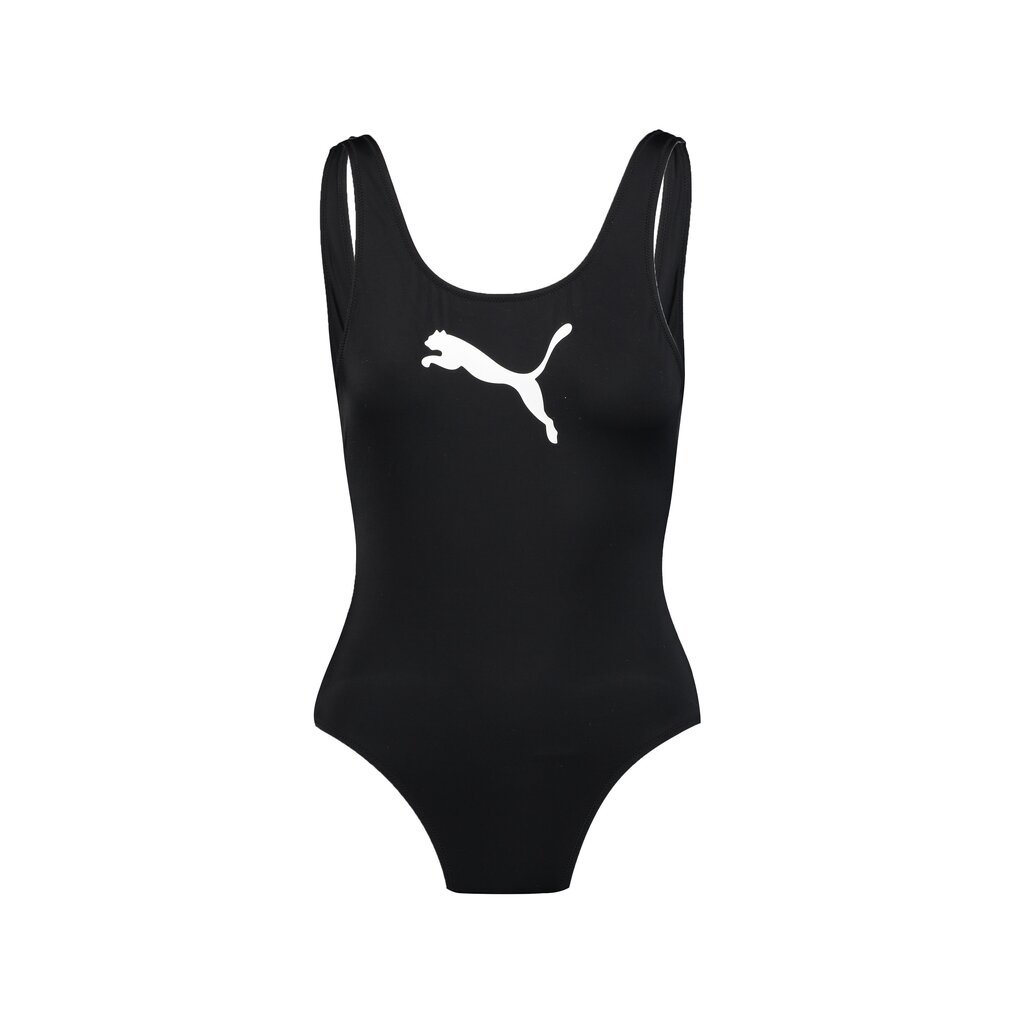 Üheosalised ujumistrikood Naised Puma Swim C.200, Must hind ja info | Naiste ujumisriided | kaup24.ee