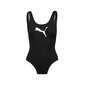 Üheosalised ujumistrikood Naised Puma Swim C.200, Must цена и информация | Naiste ujumisriided | kaup24.ee