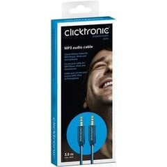 Clicktronic 70479, Aux 3.5 mm, 3 m hind ja info | Kaablid ja juhtmed | kaup24.ee