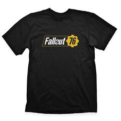 Футболка Fallout 76 — Logo, черная, размер S цена и информация | Атрибутика для игроков | kaup24.ee