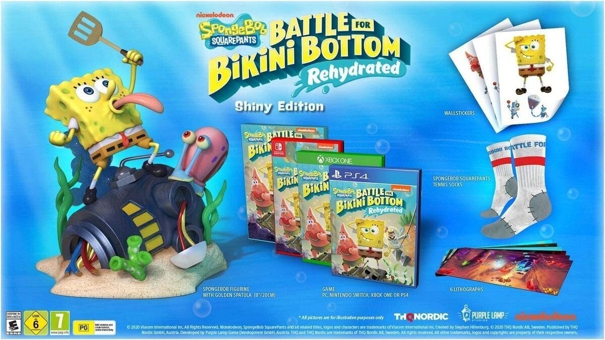 PS4 SpongeBob SquarePants: Battle for Bikini Bottom - Rehydrated Shiny Edition цена и информация | Arvutimängud, konsoolimängud | kaup24.ee