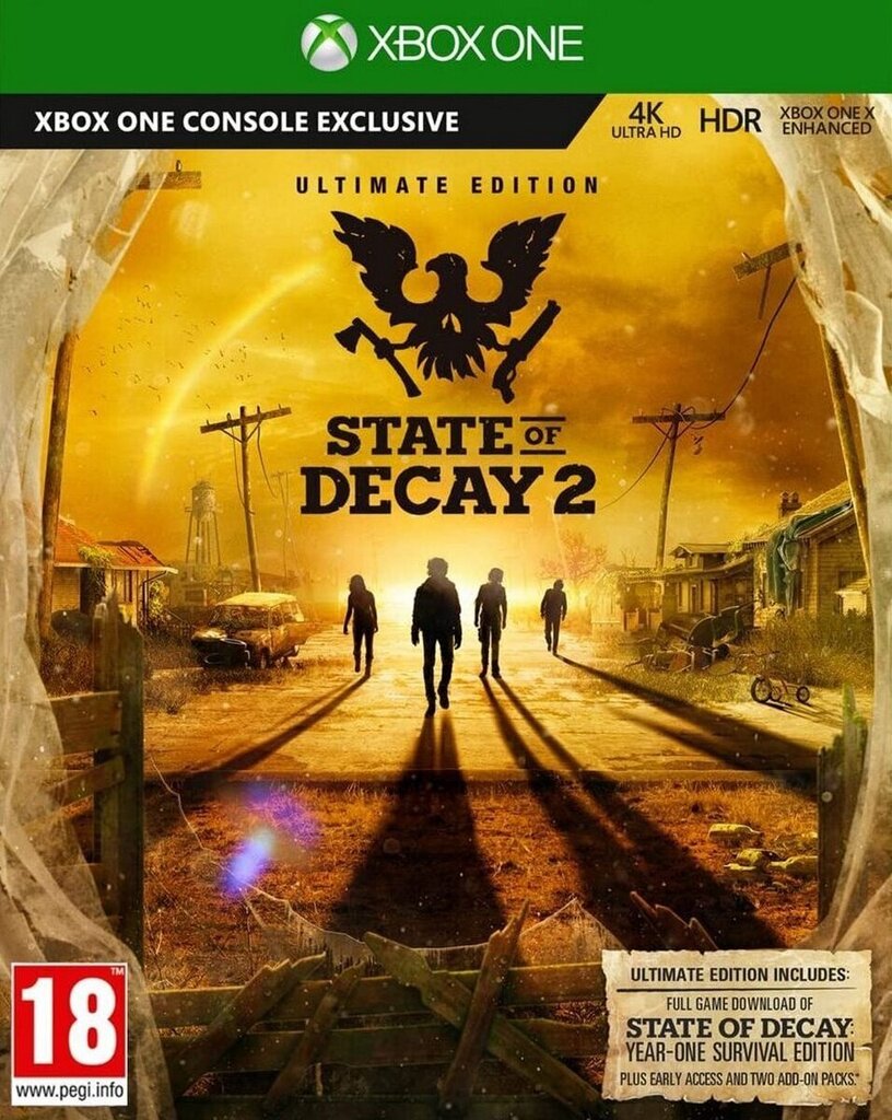 Xbox One mäng State of Decay 2 Ultimate Edition hind ja info | Arvutimängud, konsoolimängud | kaup24.ee