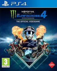 PlayStation 4 Mäng Monster Energy Supercross 4 - The Official Videogame hind ja info | Arvutimängud, konsoolimängud | kaup24.ee