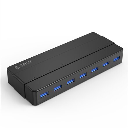 Adapter Hub 7-in-1 Orico USB 3.0 + USB 3.0 cable 1m цена и информация | USB jagajad, adapterid | kaup24.ee