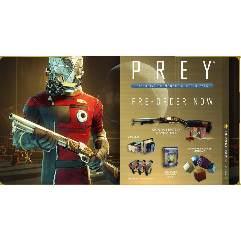 Sony PS4 Prey Inc Cosmonaut Shotgun DLC цена и информация | Arvutimängud, konsoolimängud | kaup24.ee