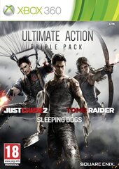 Just Cause 2, Sleeping Dogs & Tomb Raider Bundle - Xbox 360 hind ja info | Arvutimängud, konsoolimängud | kaup24.ee