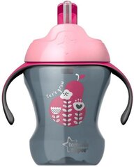 TOMMEE TIPPEE läbipaistev tass Easy Drink Straw Cup 230ml 6m+, 44701557 hind ja info | Lutipudelid ja aksessuaarid | kaup24.ee