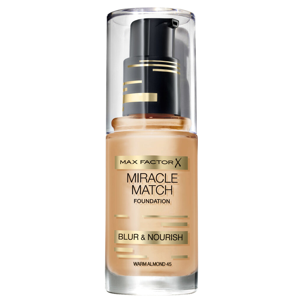 Jumestuskreem Max Factor Miracle Match 30 ml, 45 Warm Almond цена и информация | Jumestuskreemid, puudrid | kaup24.ee