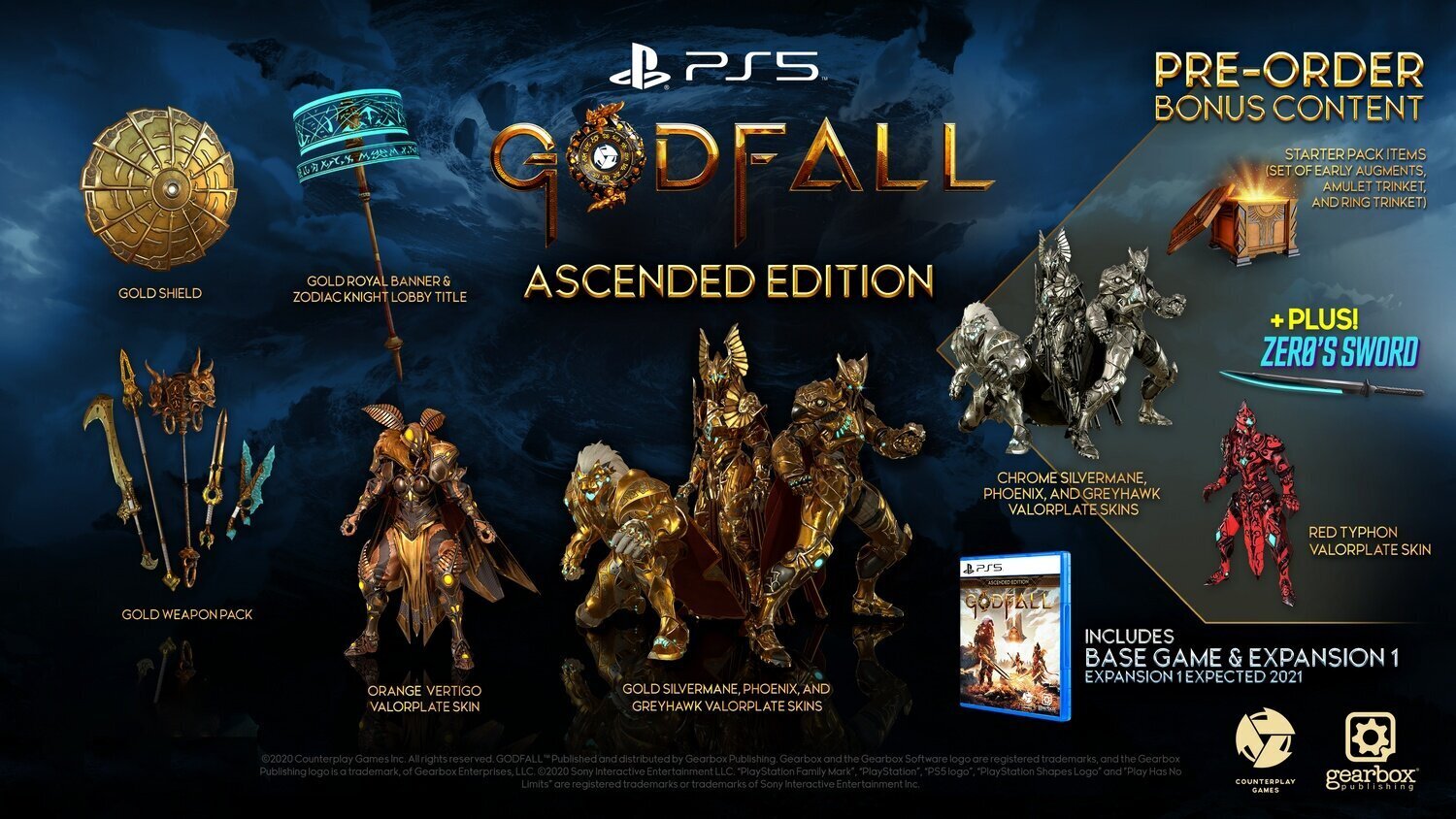 PS5 Godfall Ascended Edition hind ja info | Arvutimängud, konsoolimängud | kaup24.ee