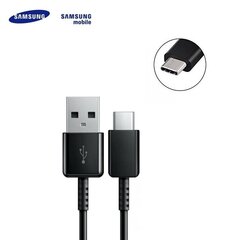 Samsung EP-DG970BBE Galaxy S10 / S10+ / S10e USB 2.0 на Type-C 3.1 Qualcom Кабель данных и заряда 1.2m Черный (OEM) цена и информация | Кабели для телефонов | kaup24.ee