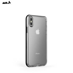 Mous Clarity AiroShock Protection tagus iPhone X / XS läbipaistev musta raamiga hind ja info | Telefoni kaaned, ümbrised | kaup24.ee