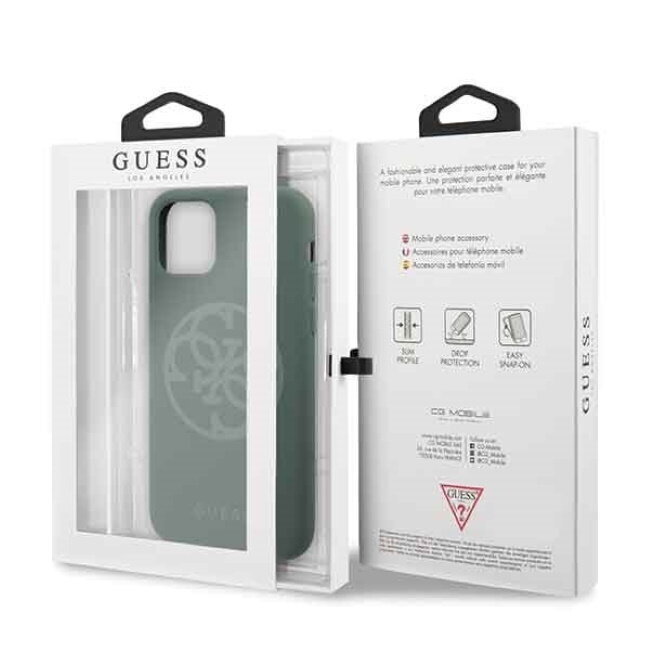 Guess GUHCN65LS4GKA 4G Tone On Tone hard back cover case for Apple iPhone 11 Pro Max Khaki Green hind ja info | Telefoni kaaned, ümbrised | kaup24.ee