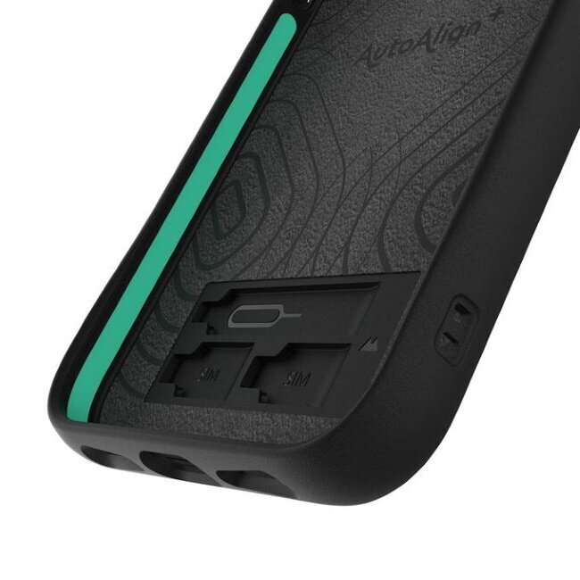 Mous Air-Shock Extreeme Protection Back Cover ümbris iPhone 12 Pro Max'ile koos tõelise pähklipuu elemendiga Must / pruun hind ja info | Telefoni kaaned, ümbrised | kaup24.ee