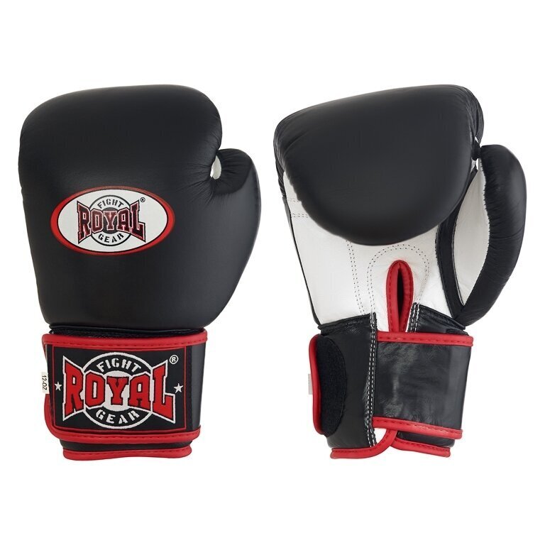 ROYAL FIGHT GEAR - TWS Type Poksikindad - Ehtne Nahk - Must hind ja info | Poksivarustus | kaup24.ee