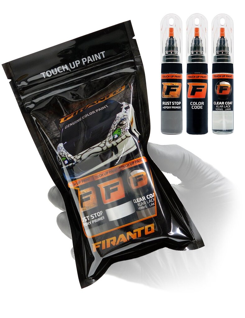 BMW 668 - SCHWARZ II/BONNET FLUID BLACK Komplekt: Kriimustuste parandmaise värv + Krunt (roostekaitse) + Poleerimisaine 15 ml hind ja info | Auto värvikorrektorid | kaup24.ee